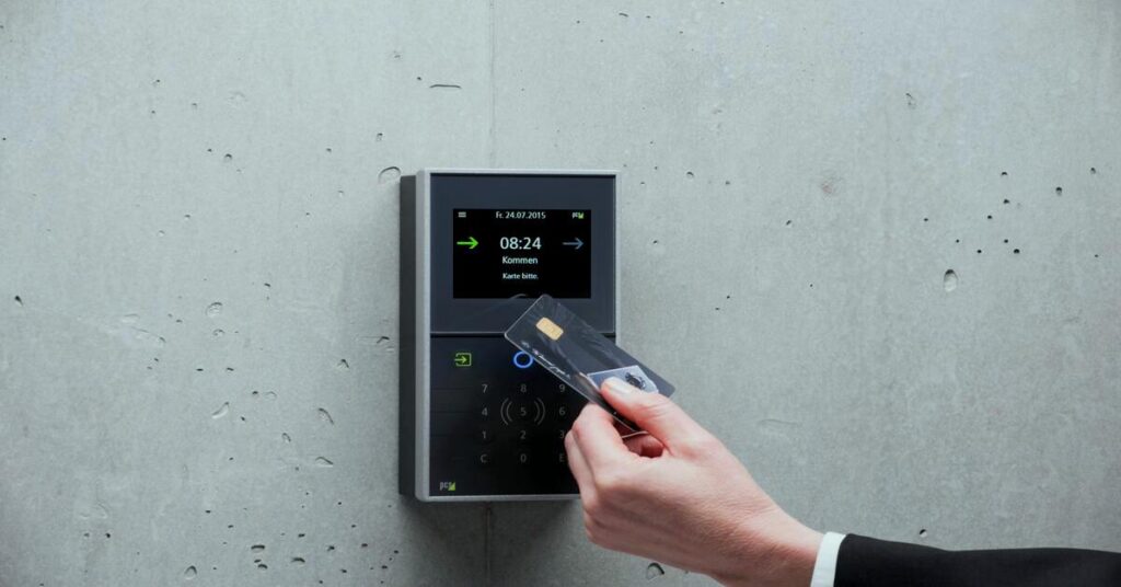 checking for secure electronic RFID smart keycard access systems