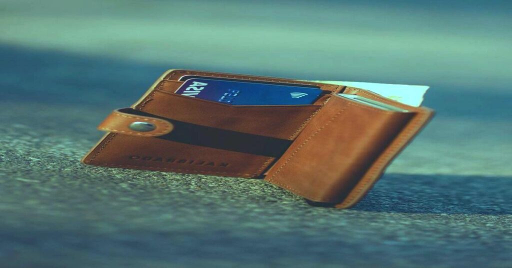 RFID-Blocking Wallet for Travel showing protective shield technology blocking unauthorized card scanning during travel