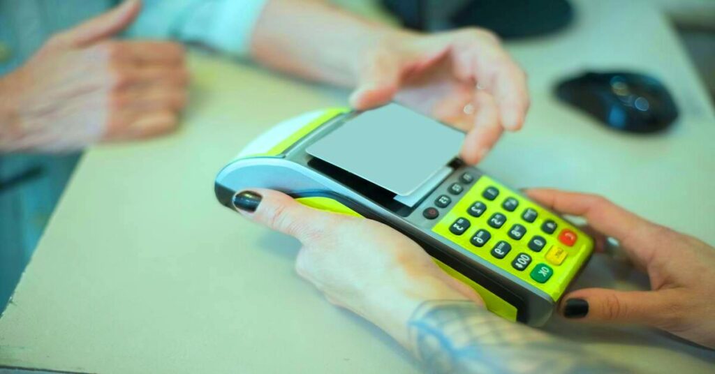 credit card security RFID scanning danger crowded airport people