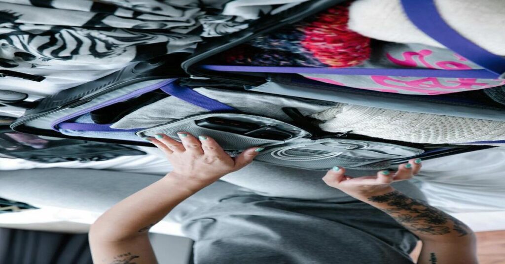 tech pouch compartments organized travel electronics