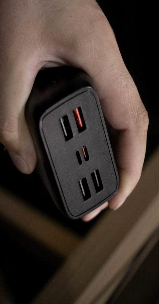 universal travel adapter multiple plugs USB charging devices